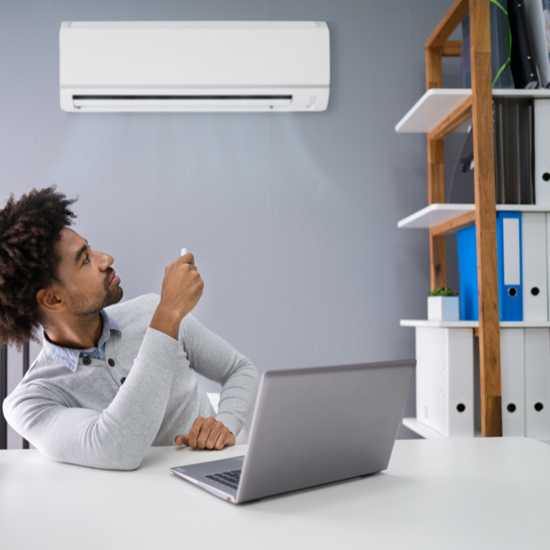 bureau installation pompe à chaleur