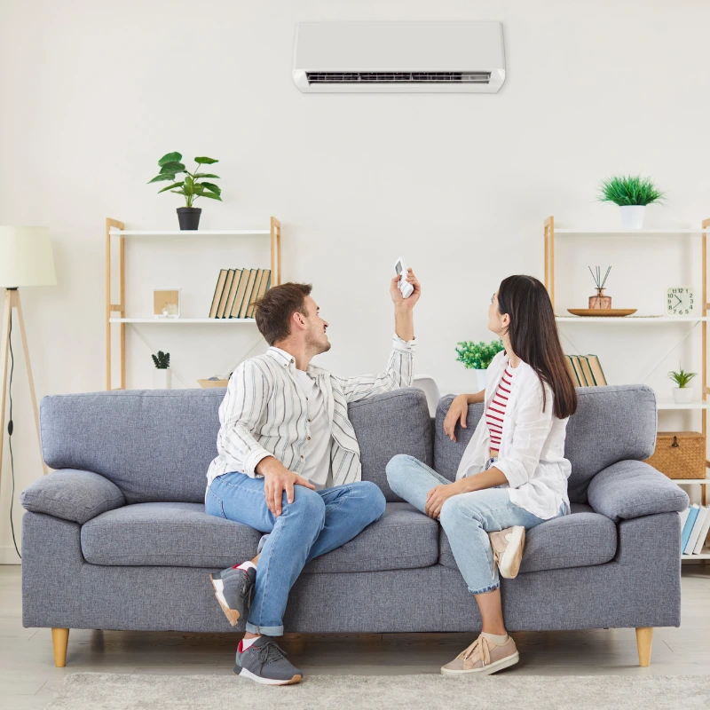 couple chambre pompe a chaleur